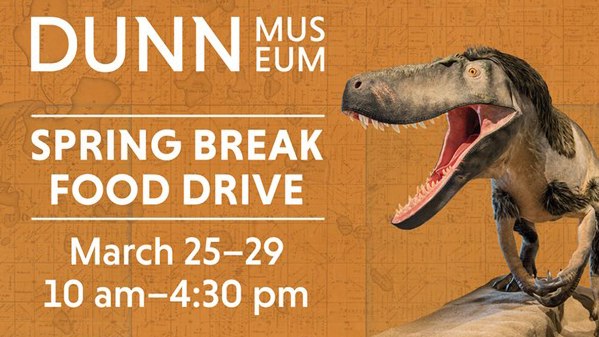 Dunn Museum Spring Break Food Drive